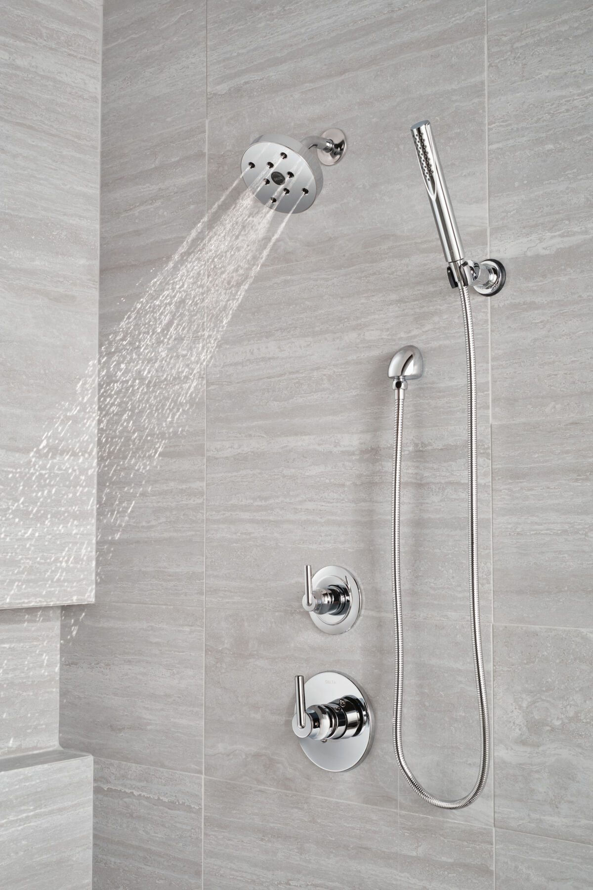 Premium Single-Setting Adjustable Wall Mount Hand Shower