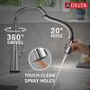 Touch<sub>2</sub>O&reg; Technology Kitchen Faucet with Touchless Technology