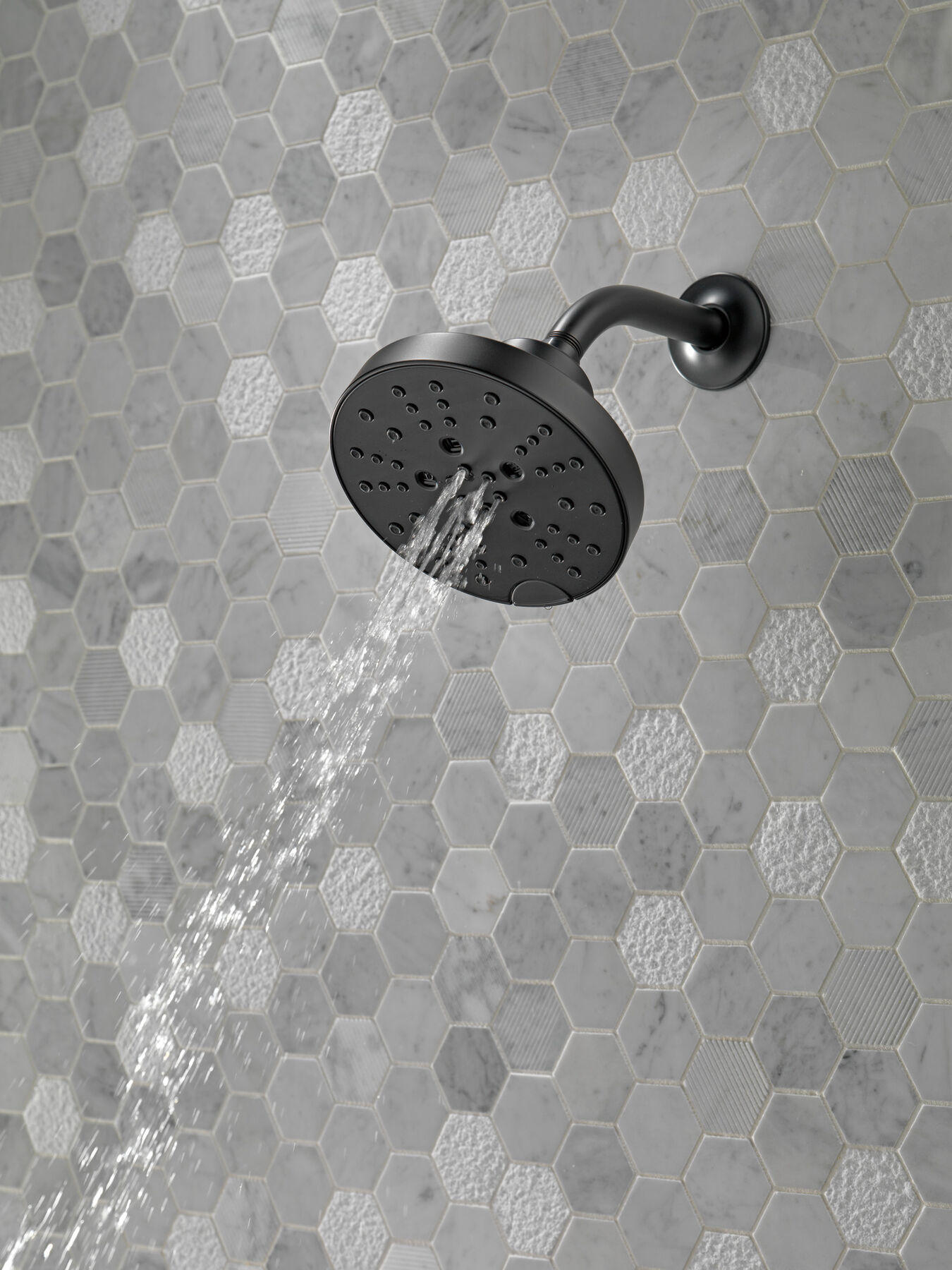 H2Okinetic&reg; 5-Setting Contemporary Raincan Shower Head