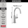Contemporary Round Beverage Faucet
