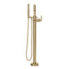Contemporary Floor Mount Tub Filler Trim