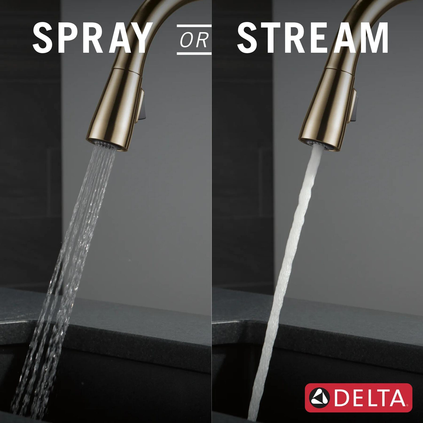 VoiceIQ&reg; Single Handle Pull-Down Faucet with Touch<sub>2</sub>O&reg; Technology