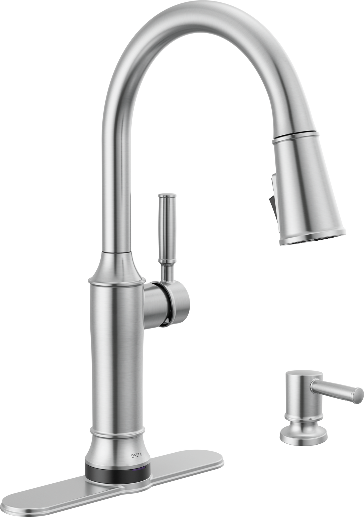 Pull-Down Kitchen Single Handle with Soap Dispenser Bundle