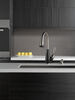 Single Handle Pull-Down Kitchen Faucet with Soap Dispenser