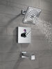 Angular Modern Temp2O&reg; 14 Series Tub & Shower Trim
