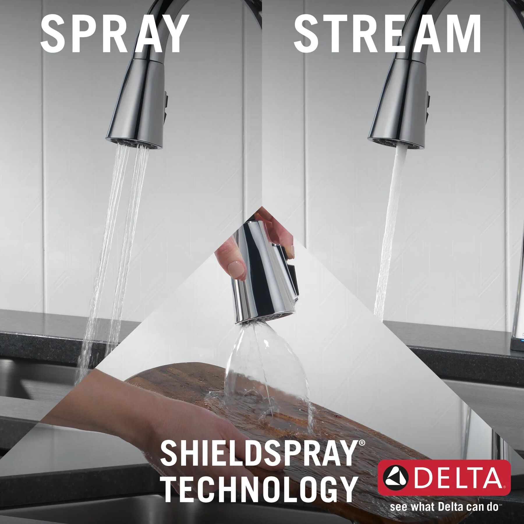 Single-Handle Pull-Down Kitchen Faucet with Touch<sub>2</sub>O&reg; Technology