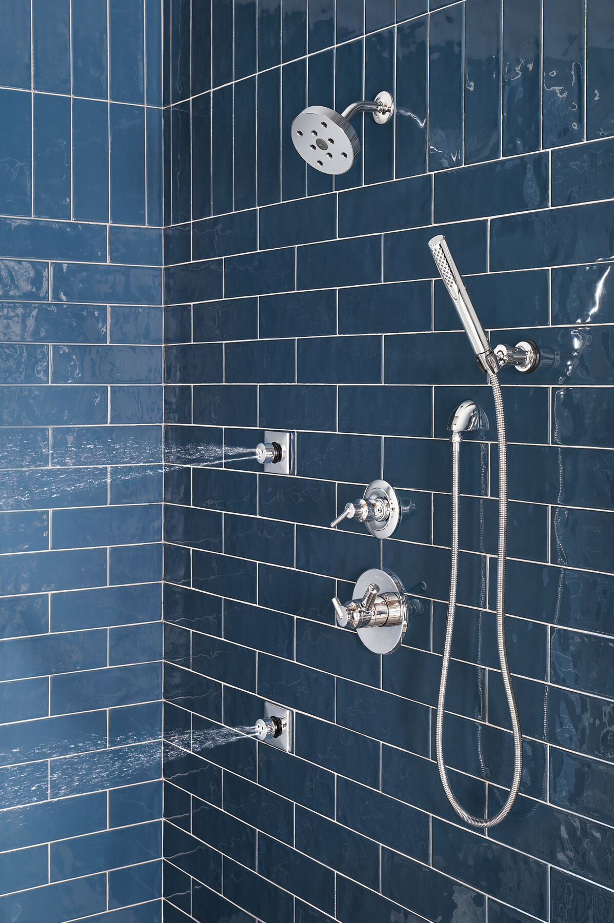 Premium Single-Setting Adjustable Wall Mount Hand Shower