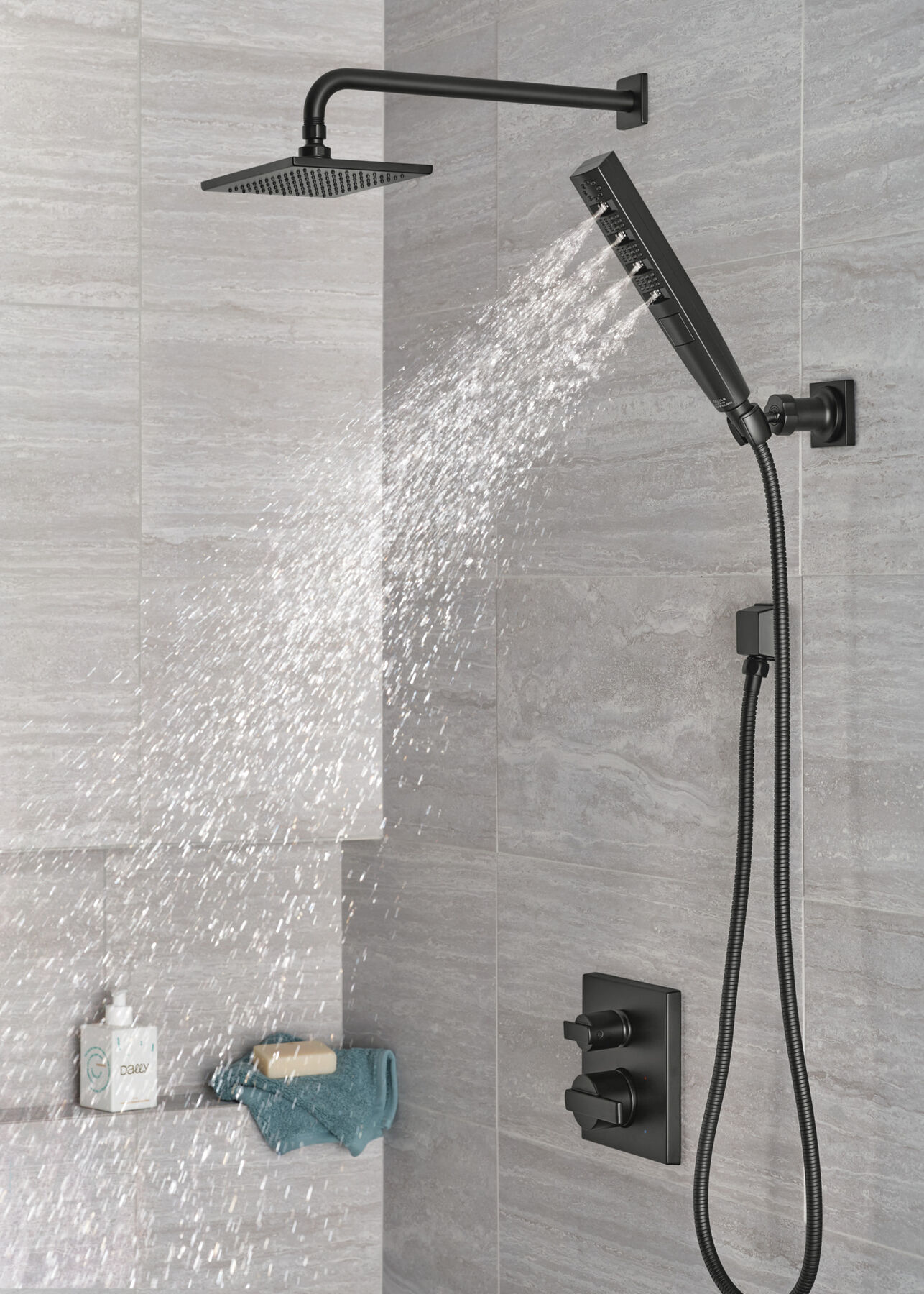 3-Setting Custom Shower Bundle with Raincan - 14 Series