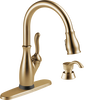 VoiceIQ&reg; Single Handle Pull-Down Faucet with Touch2O Technology and Soap Dispenser