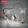 VoiceIQ&reg; Kitchen Faucet with Touch<sub>2</sub>O&reg; Technology with Touchless Technology