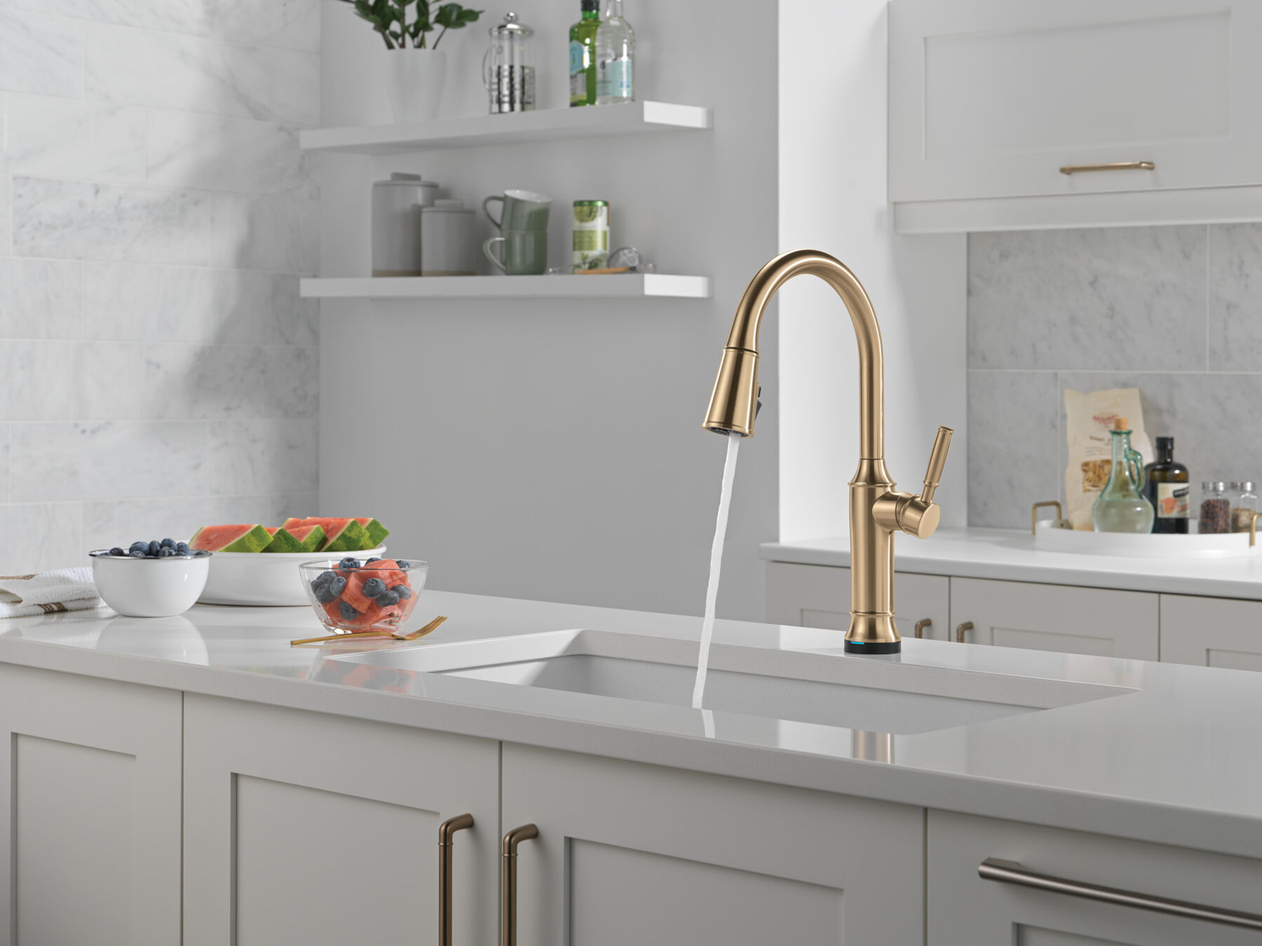 Touch<sub>2</sub>O&reg; Technology Kitchen Faucet with Touchless Technology