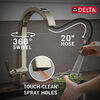 Single Handle Pull Down Kitchen Faucet with Touch2O Technology