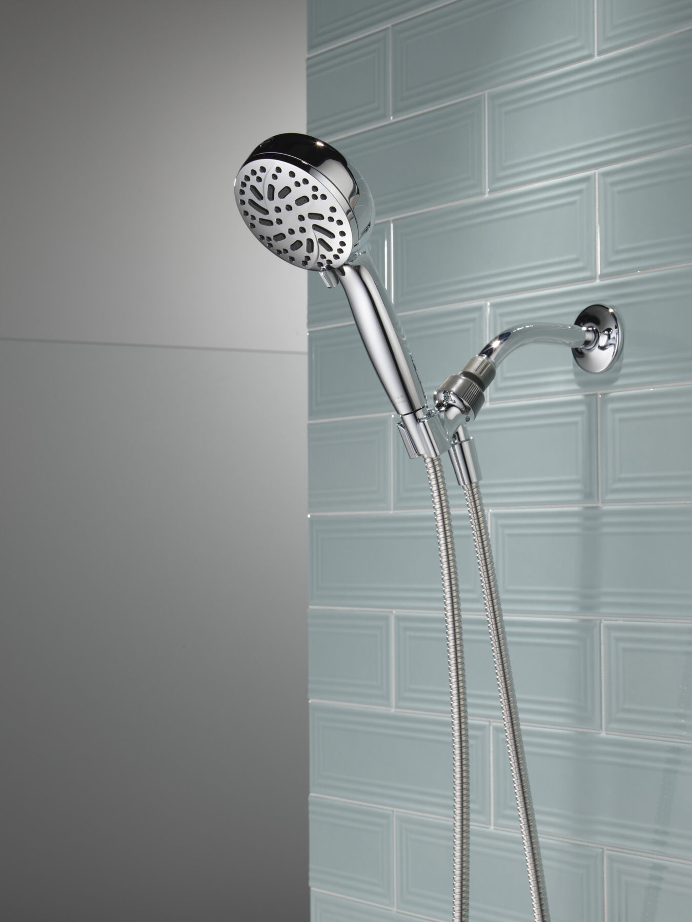 6-Setting Hand Shower with Cleaning Spray