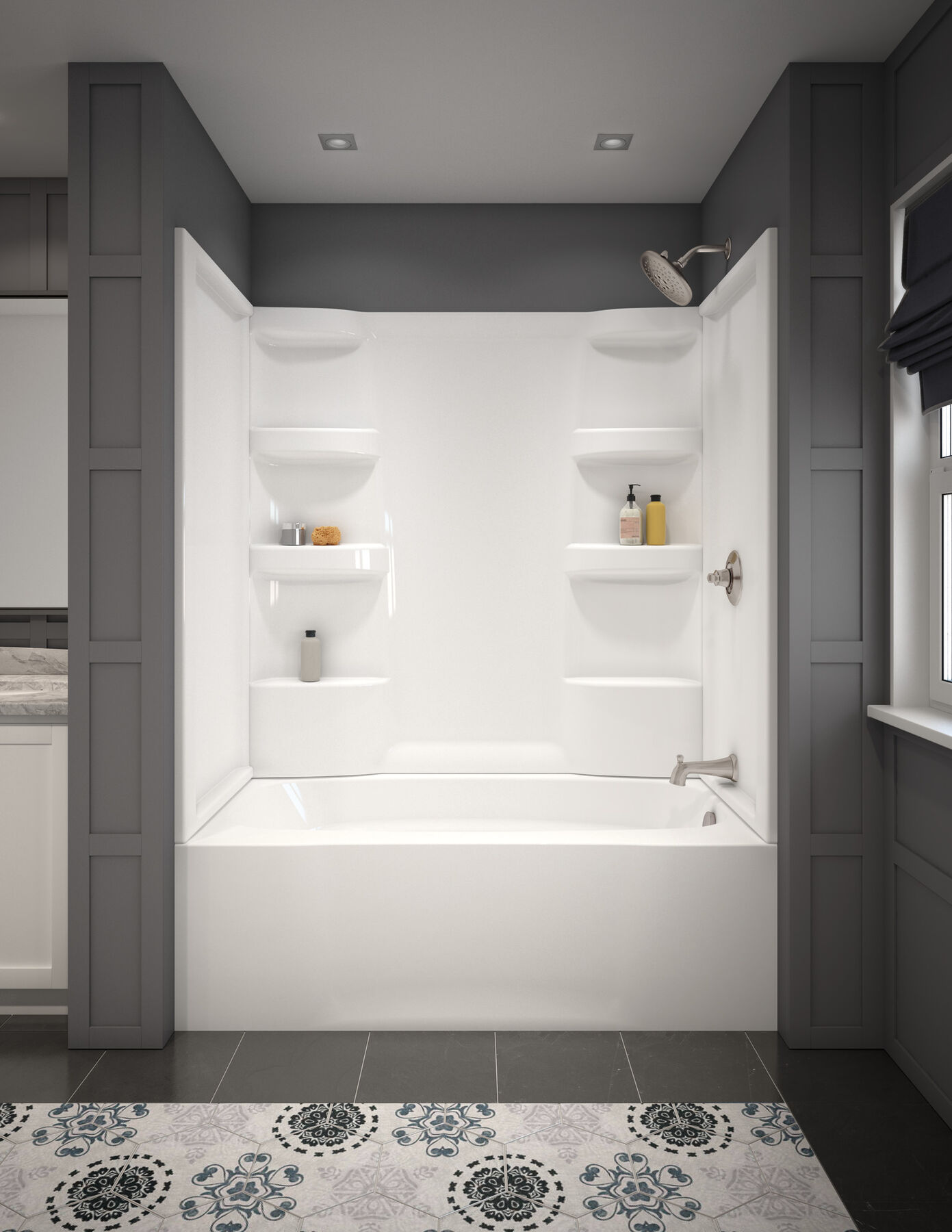 ProCrylic 60 in. x 32 in. Bathtub Surround