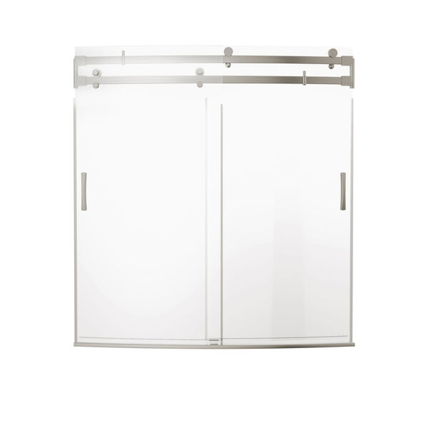 60" x 30" Curved Bathtub Shower Door