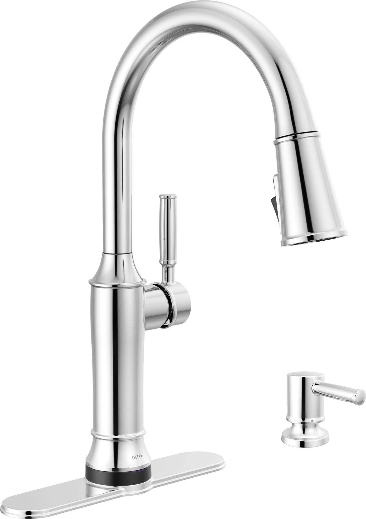 Pull-Down Kitchen Single Handle with Soap Dispenser Bundle