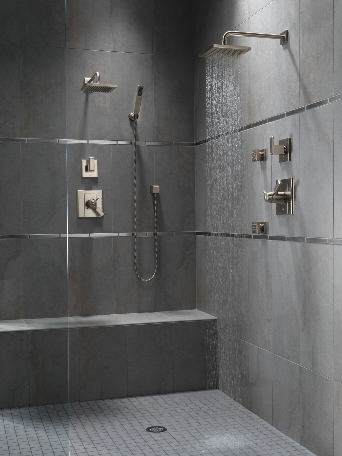Premium Single-Setting Adjustable Wall Mount Hand Shower