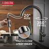 Single Handle Pull-Down Kitchen Faucet with Touch
