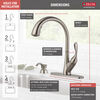 Single Handle Pull-Down Kitchen Faucet with Soap Dispenser