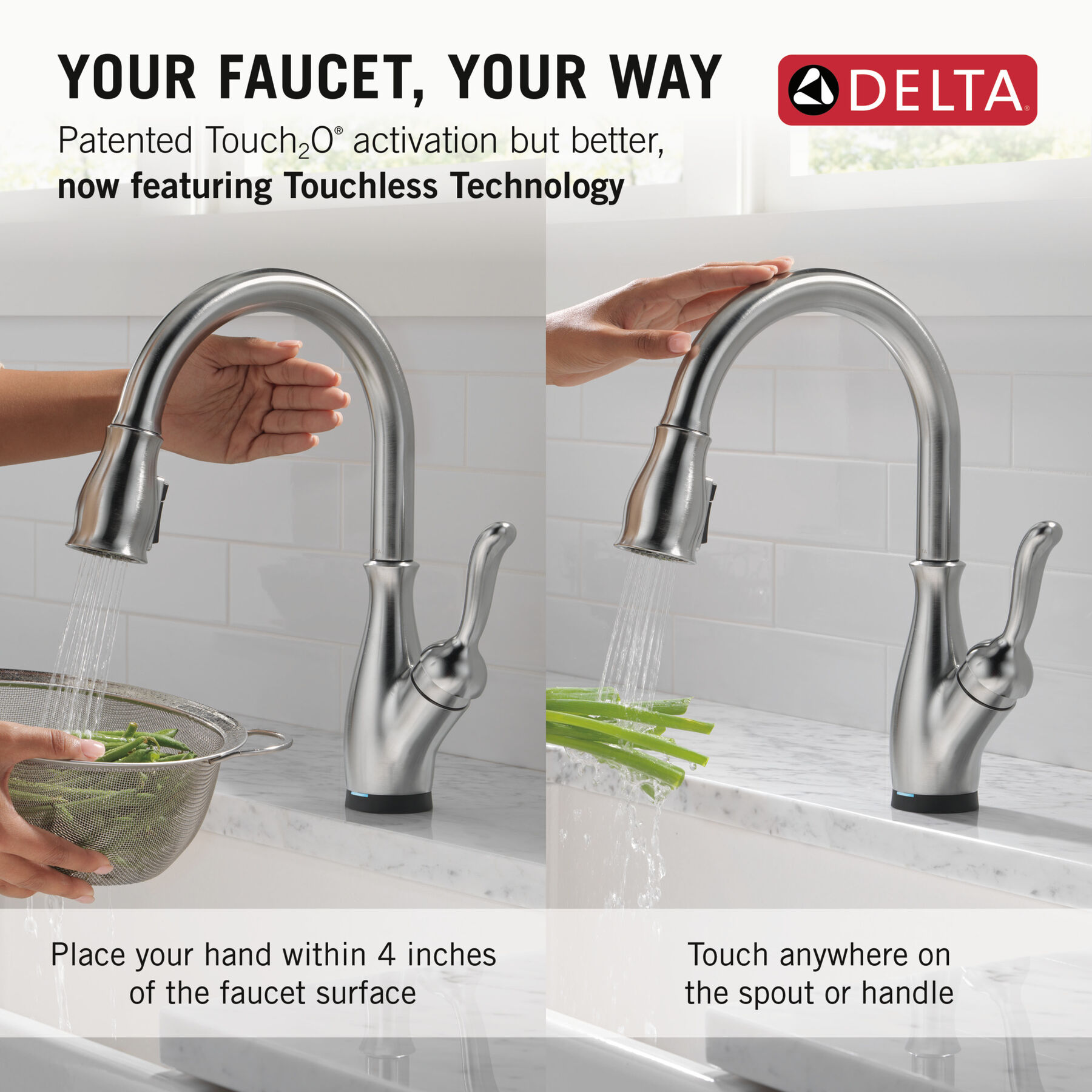 Touch2O&reg; with Touchless&trade; Pull-Down Kitchen 1L with Soap Disp Bundle