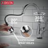 VoiceIQ&reg; Kitchen Faucet with Touch<sub>2</sub>O&reg; Technology with Touchless Technology