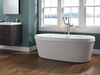 68" x 36" Freestanding Tub with Integrated Waste and  Overflow