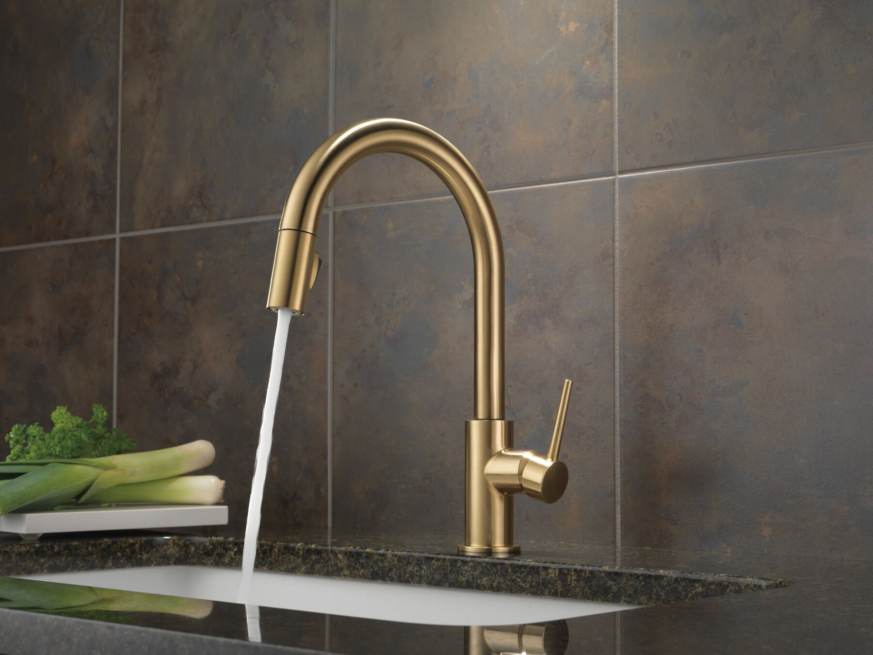 Single Handle Pull-Down Kitchen Faucet