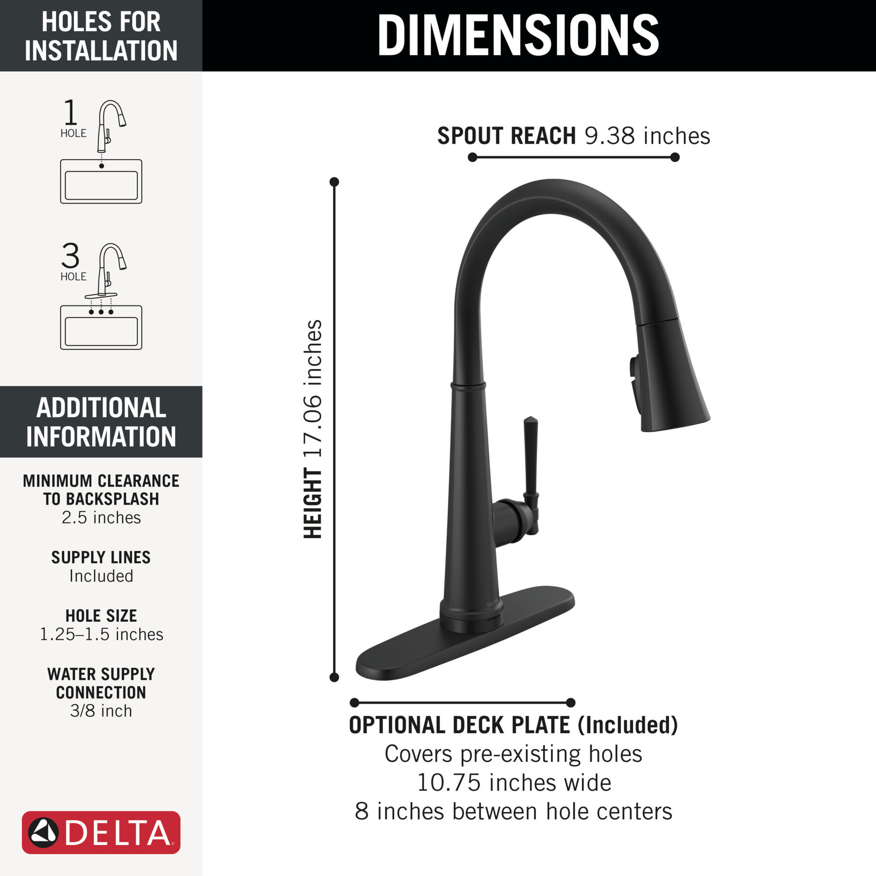 Touch<sub>2</sub>O&reg; Technology Kitchen Faucet with Touchless Technology