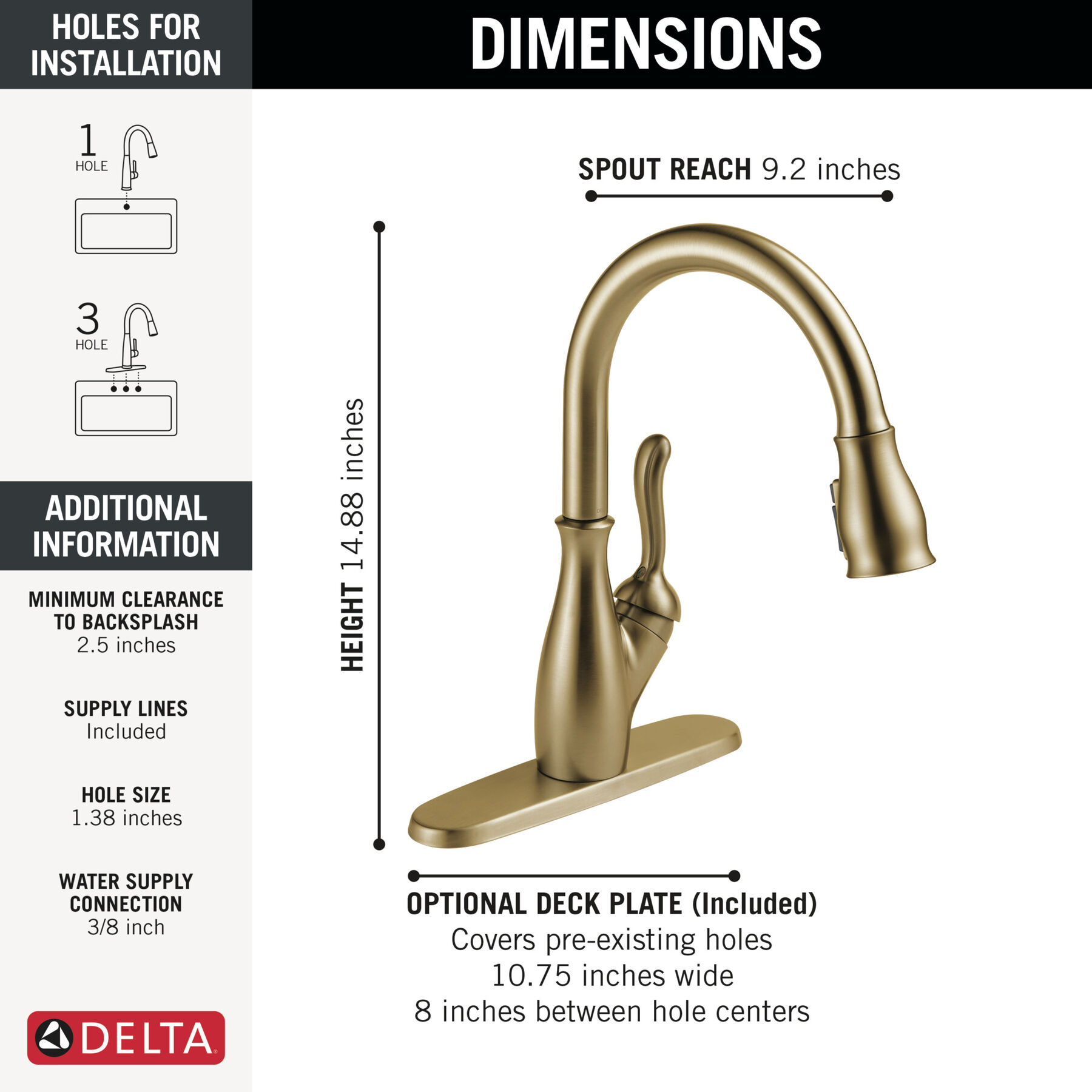 Single Handle Pull-Down Kitchen Faucet with ShieldSpray&reg; Technology
