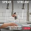 Single Handle Pull-Down Kitchen Faucet with Soap Dispenser and ShieldSpray&reg; Technology
