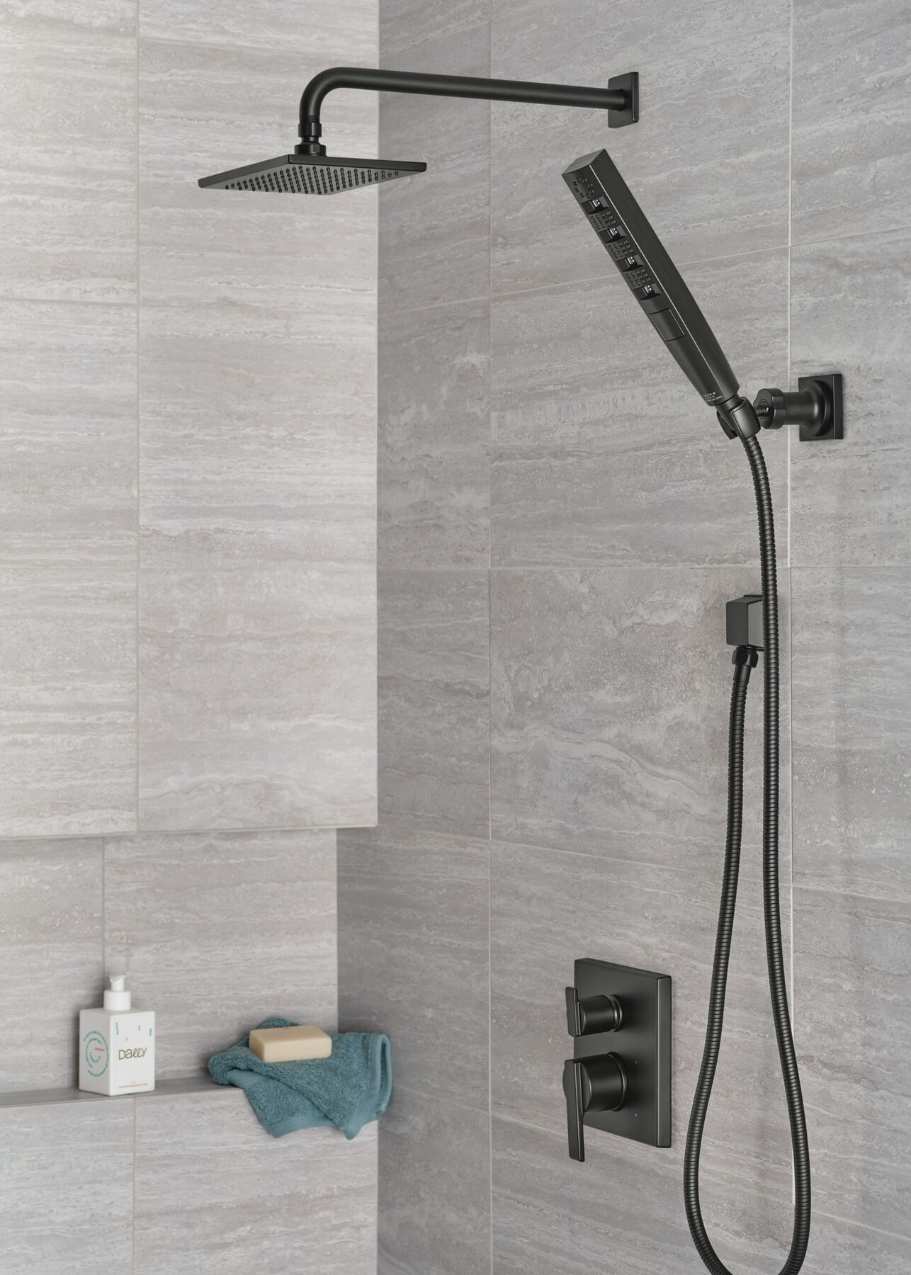 3-Setting Custom Shower Bundle with Raincan - 14 Series