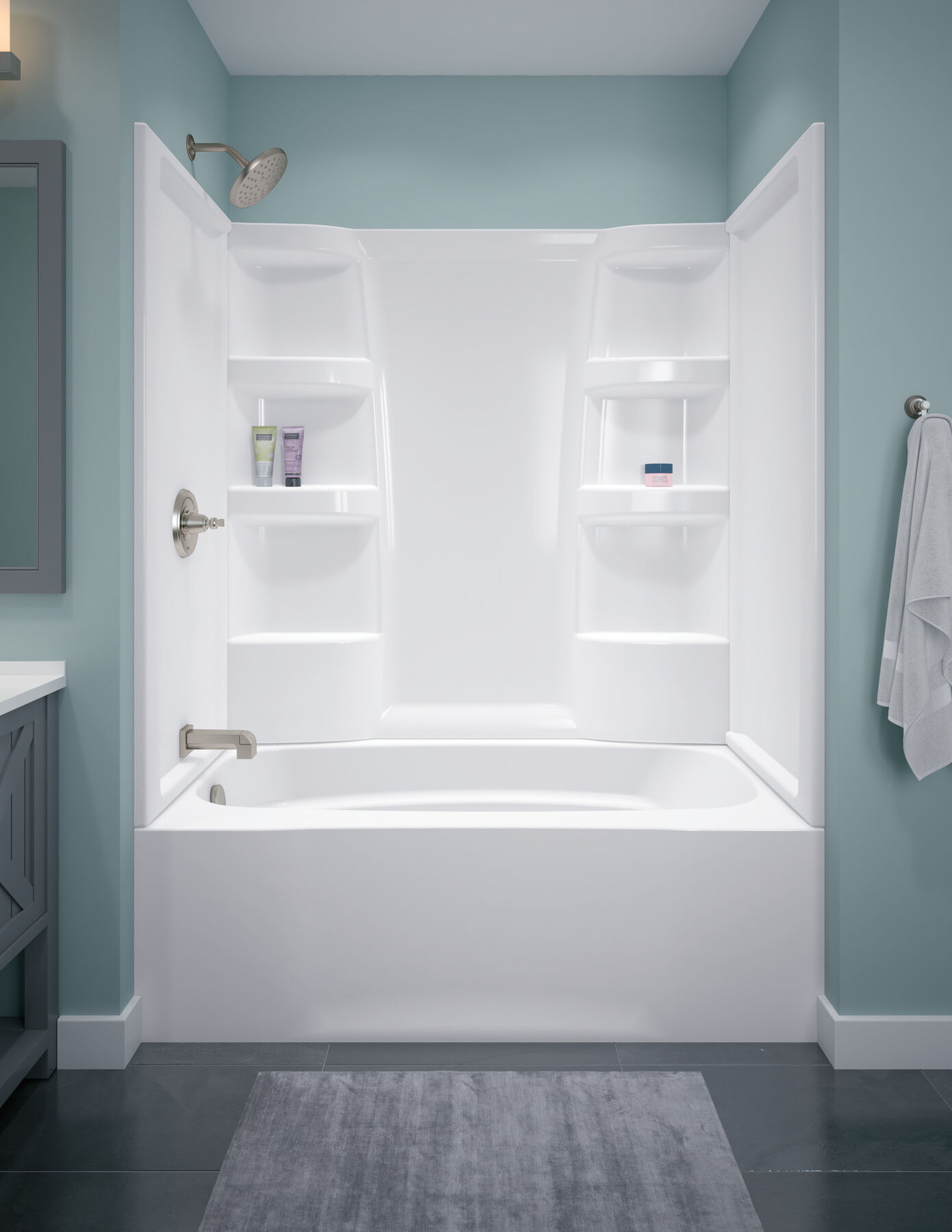 ProCrylic 60 in. x 32 in. Bathtub Surround