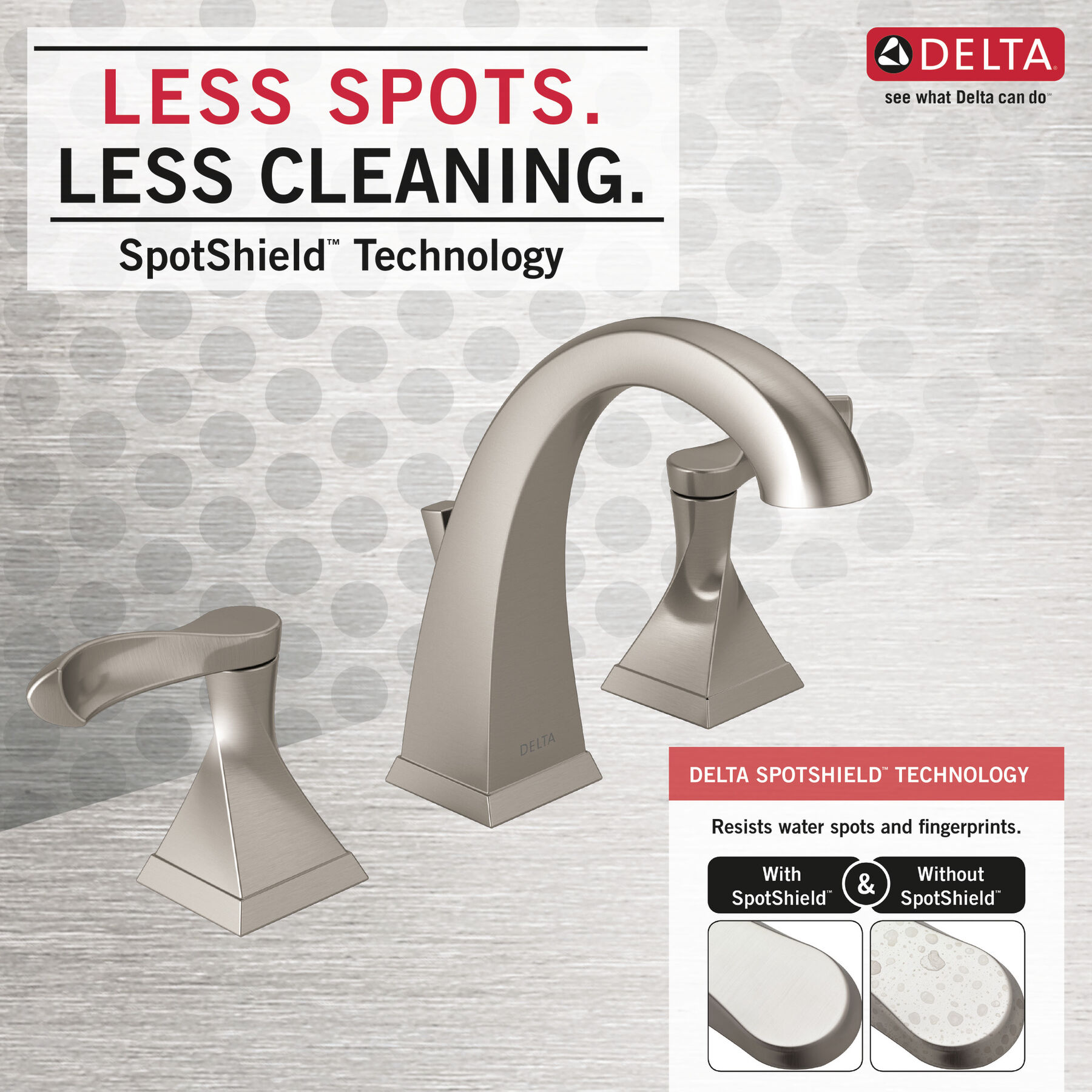 2H WS Lavatory Faucet with EZ Anchor&reg;