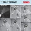7-Setting Slide Bar Hand Shower with Cleaning Spray
