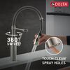 Single-Handle Pull-Down Spring Kitchen Faucet