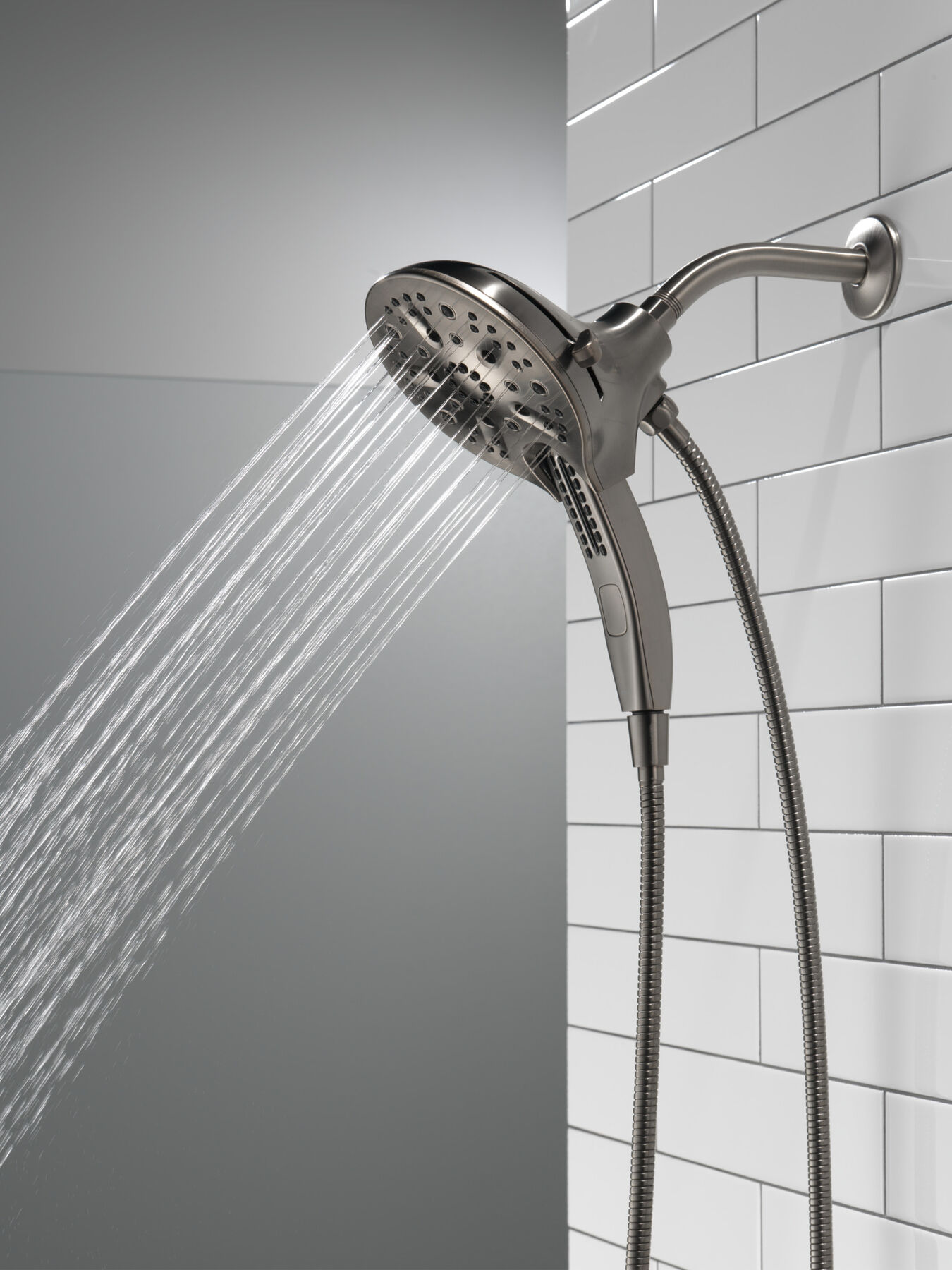 In2ition&reg; H<sub>2</sub>Okinetic&reg; 5-Setting Two-in-One Shower