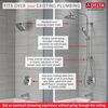 Shower Column 26" Angular