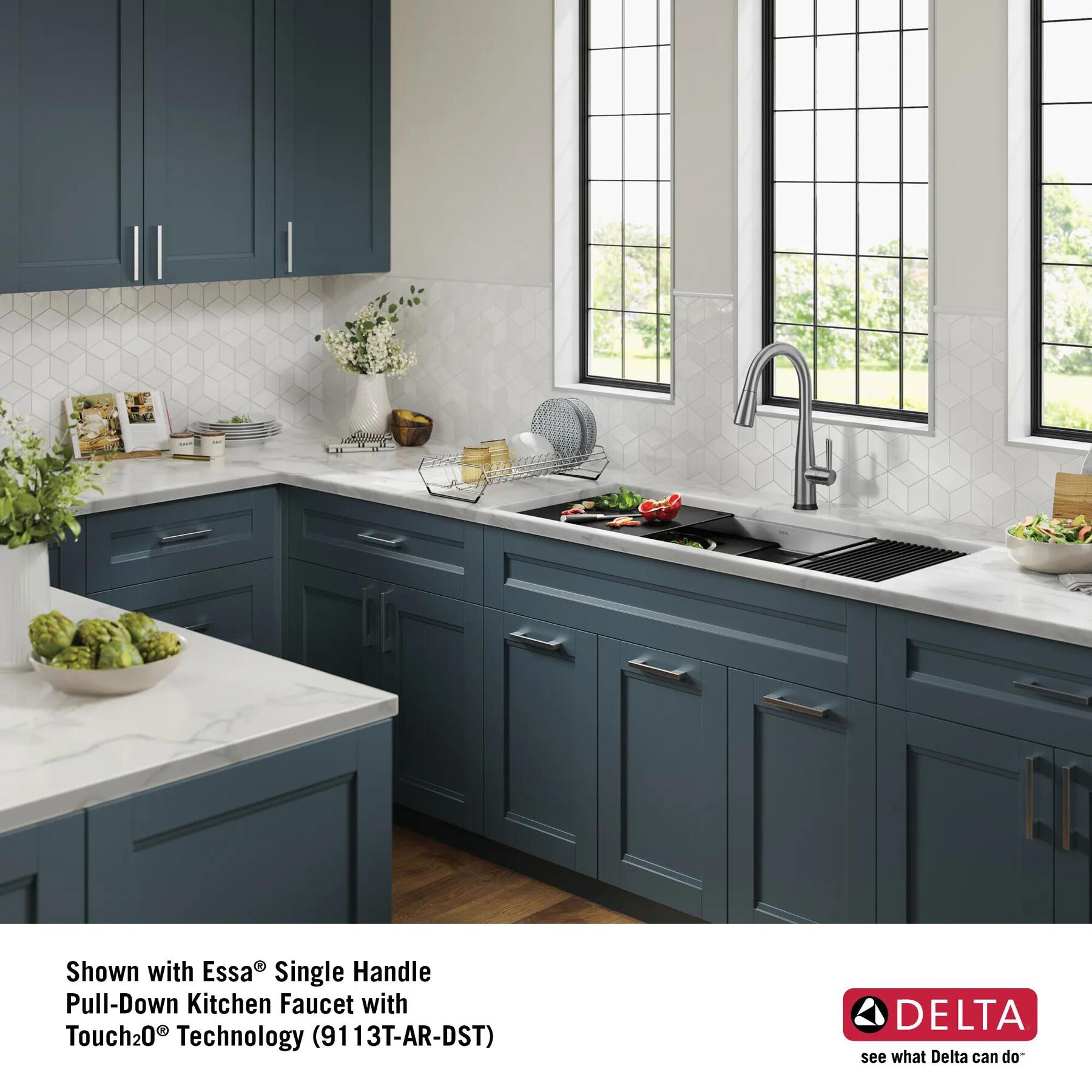 45&rdquo; Workstation Undermount Single Bowl 16 Gauge Stainless Steel Kitchen Sink with 2-Tier&nbsp;WorkFlow&trade; Ledge and Accessories