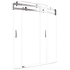 60" x 30" Curved Bathtub Shower Door