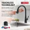 Single Handle Pull-Down Touch<sub>2</sub>O&reg; Technology Kitchen Faucet with Touchless Technology