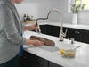 Single Handle Pull-Down Kitchen Faucet with Soap Dispenser and Touch<sub>2</sub>O&reg;  Technology