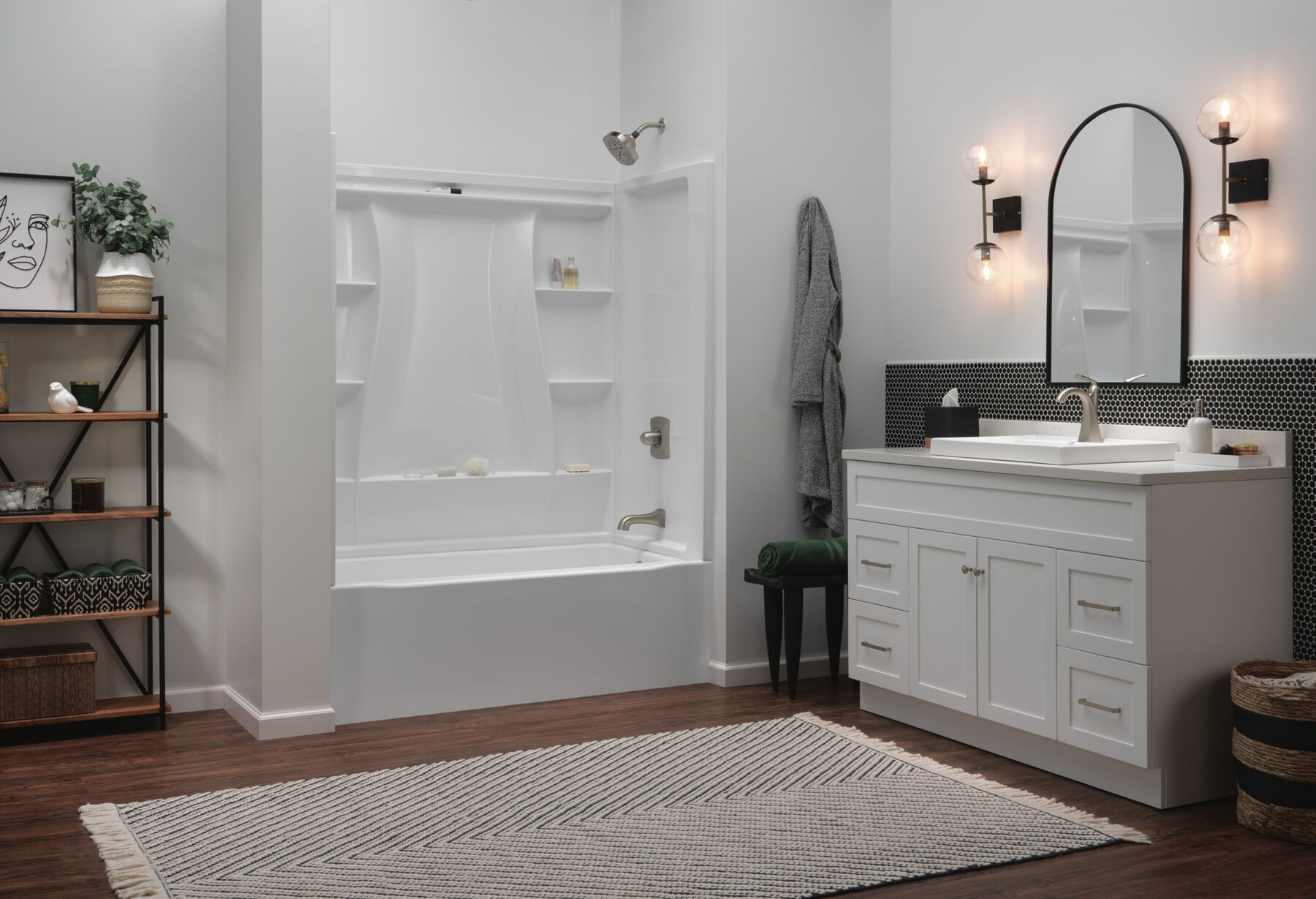 60"x32" Classic 500 Bathtub Wall