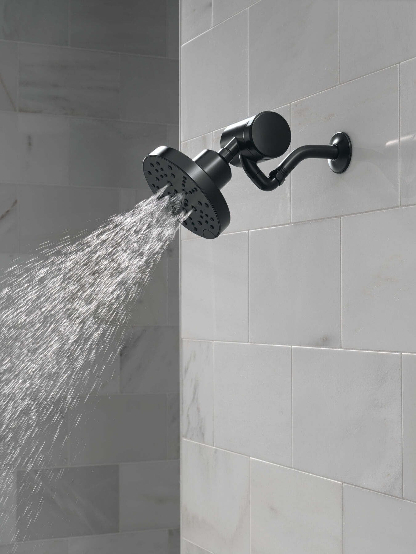 H2Okinetic&reg; 5-Setting Contemporary Raincan Shower Head