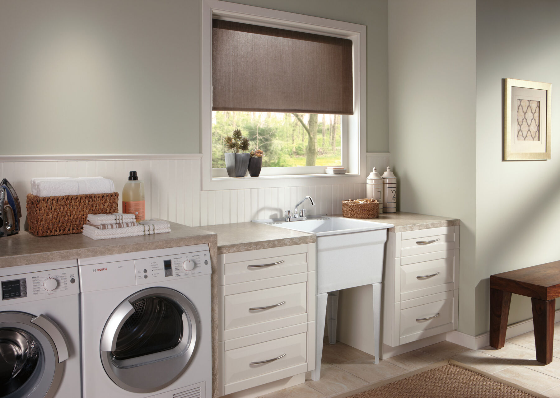 Two Handle Laundry Faucet