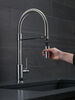 Single Handle Pull-Down Kitchen Faucet With Spring Spout
