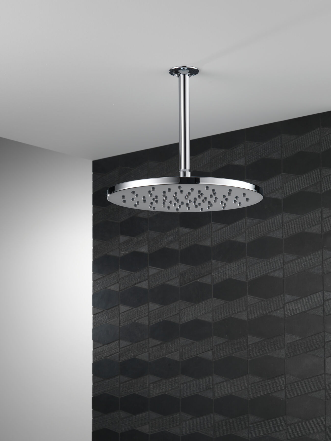Single-Setting Metal Raincan Shower Head