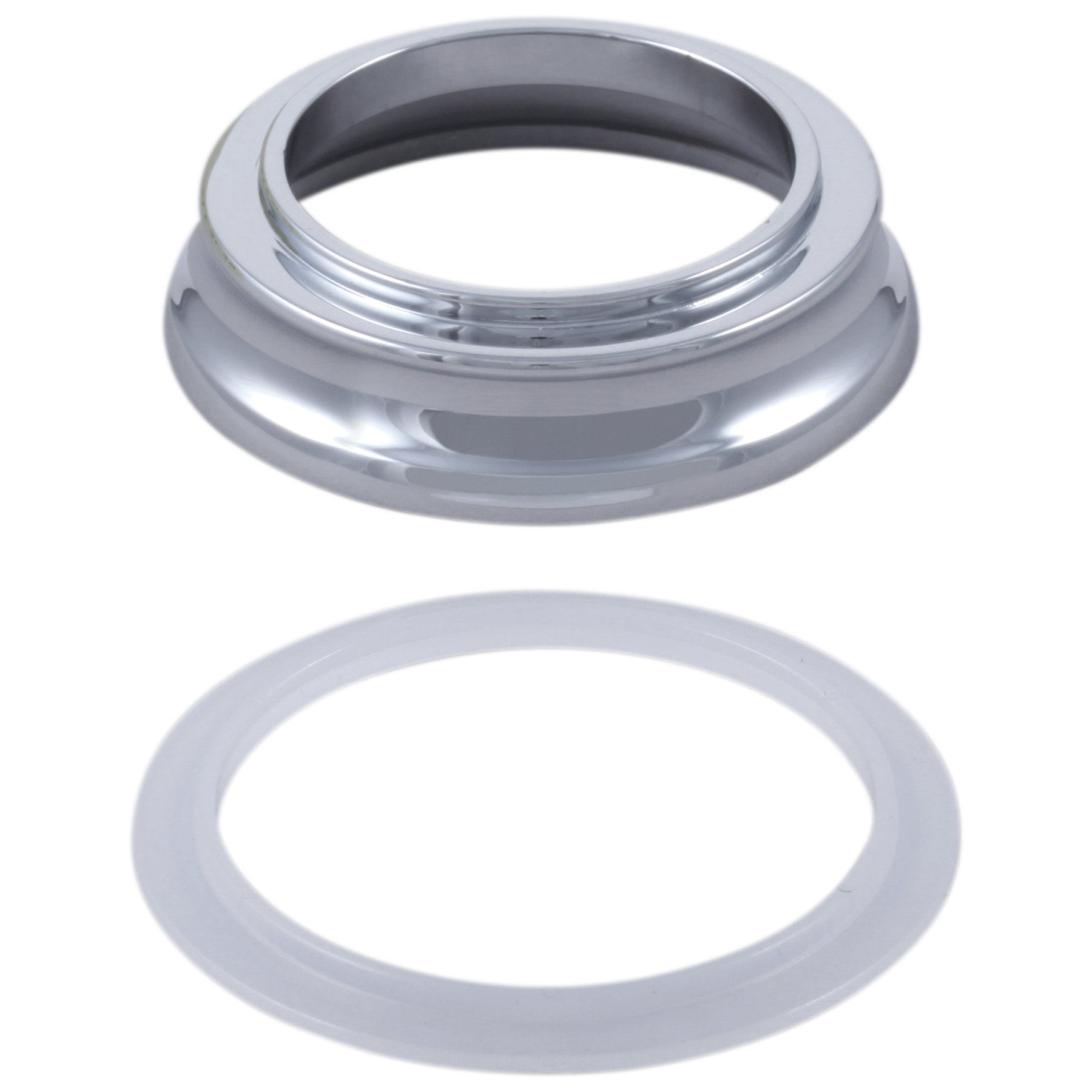 Escutcheon w/ Gasket - 1 Hole Bathroom
