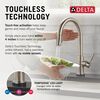 Single Handle Pull-Down Touch<sub>2</sub>O&reg; Technology Kitchen Faucet with Touchless Technology