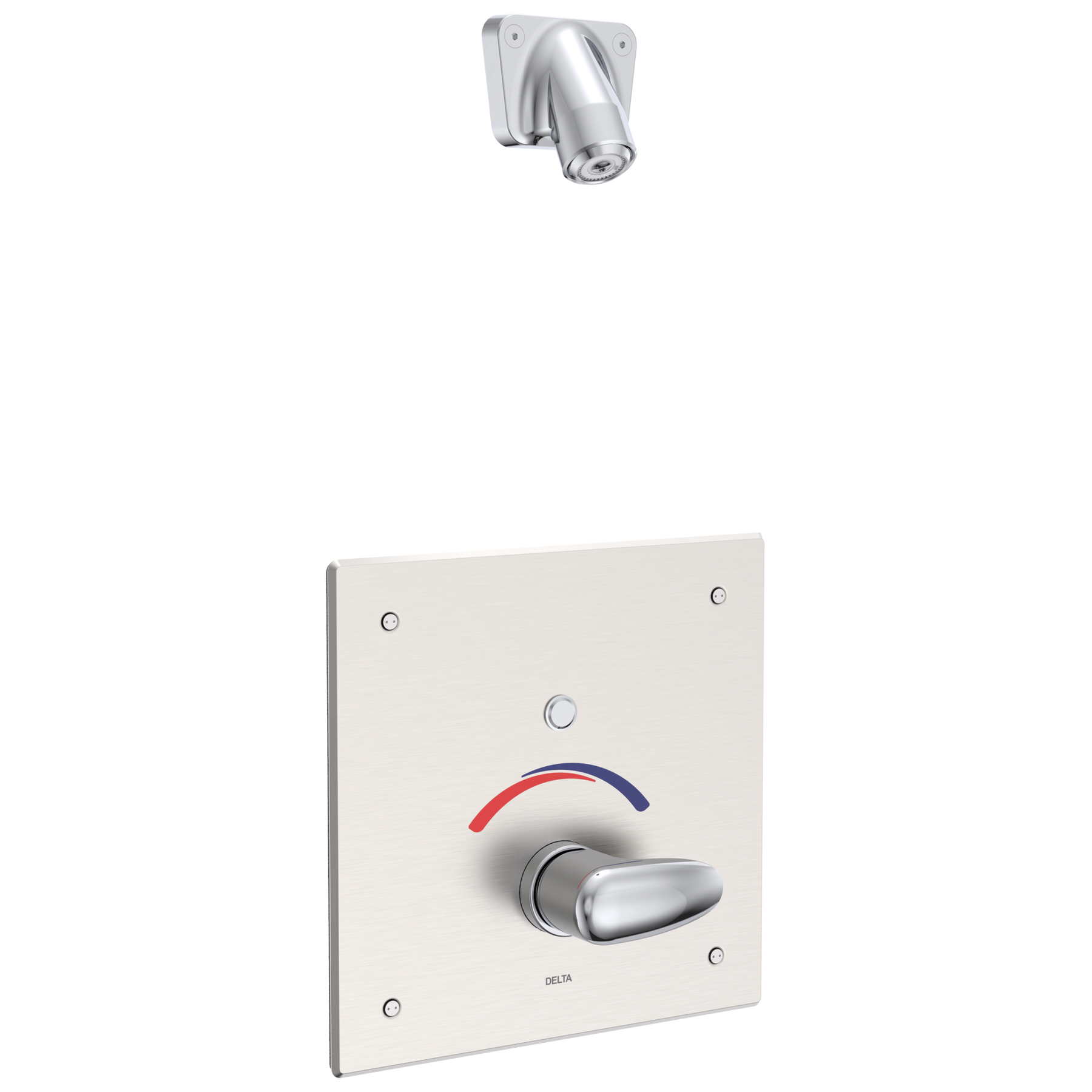 Electronic Shower Trim with Push Button Activator- Hardwire