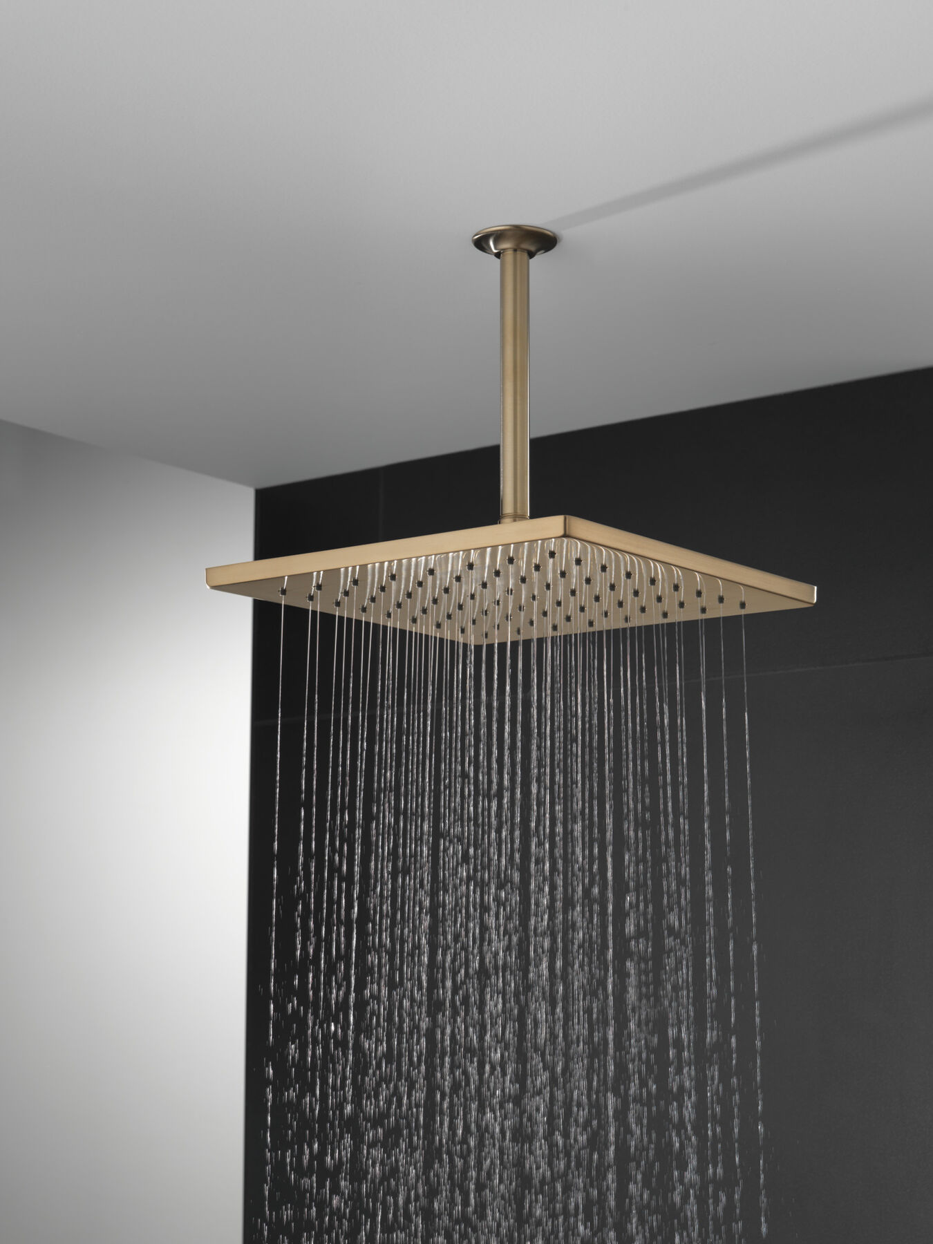 Raincan Shower Head with Shower Arm Bundle - Square